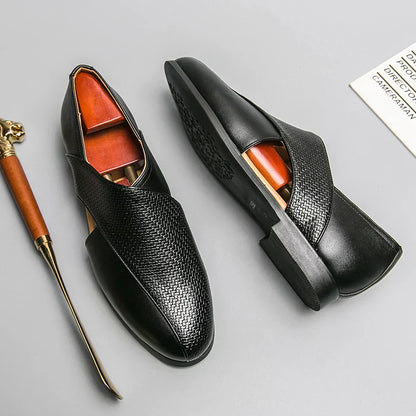 Vintage Læder Loafers