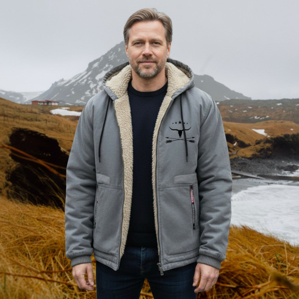 Yellowstone™ | Stilfuld ranchjakke med hætte - ALVYNA