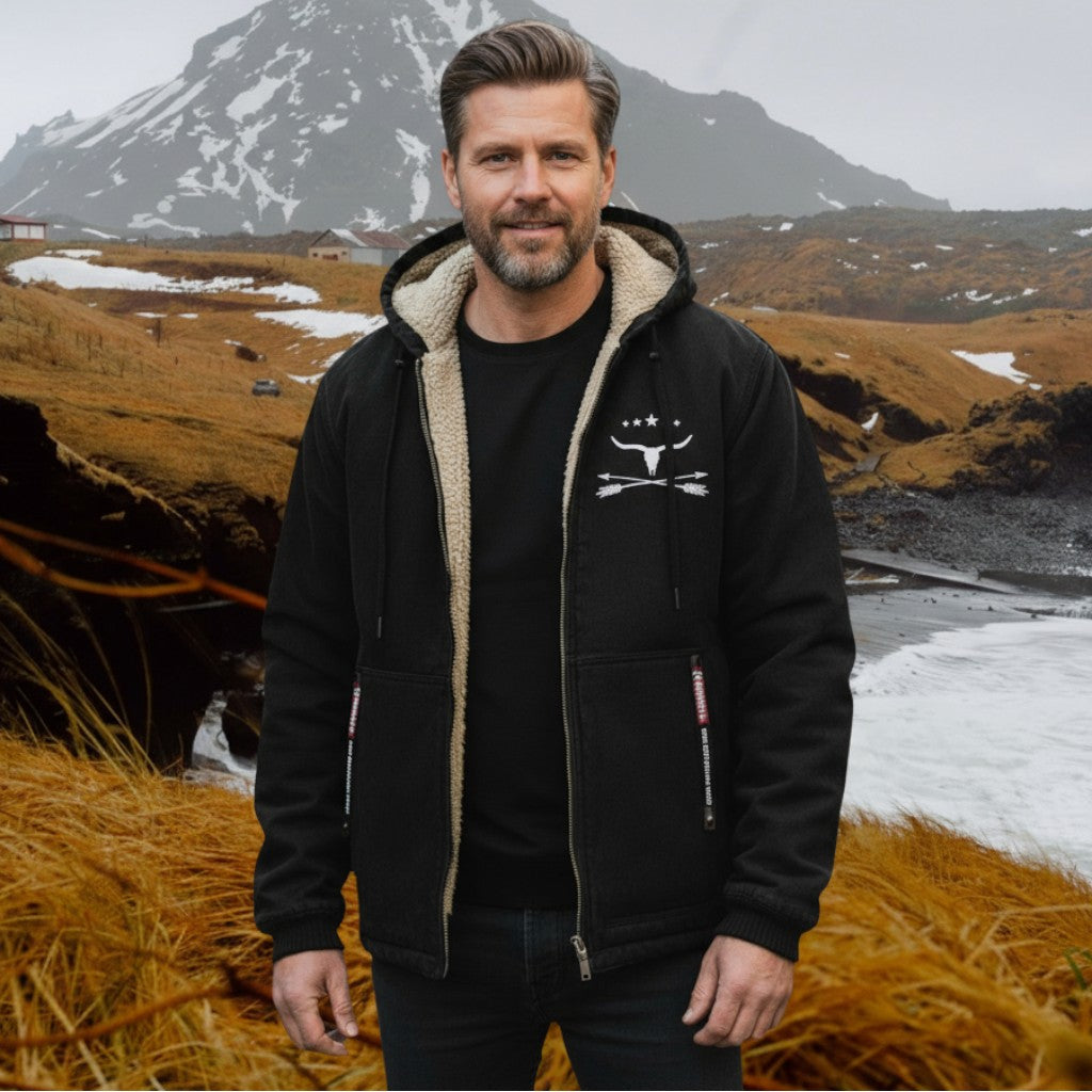 Yellowstone™ | Stilfuld ranchjakke med hætte - ALVYNA